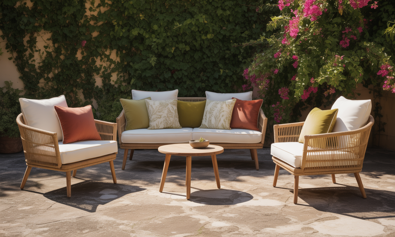 découvrez nos salons de jardin bas, l'option idéale pour profiter confortablement de vos moments en plein air avec style et convivialité.