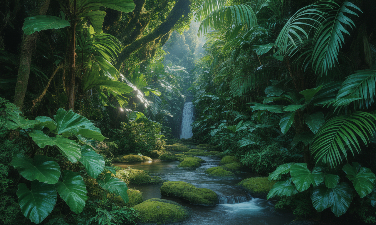 apportez une ambiance exotique et apaisante à votre intérieur grâce au papier peint jungle. transformez votre espace en un havre de paix tropical, idéal pour se détendre et voyager sans quitter la maison.